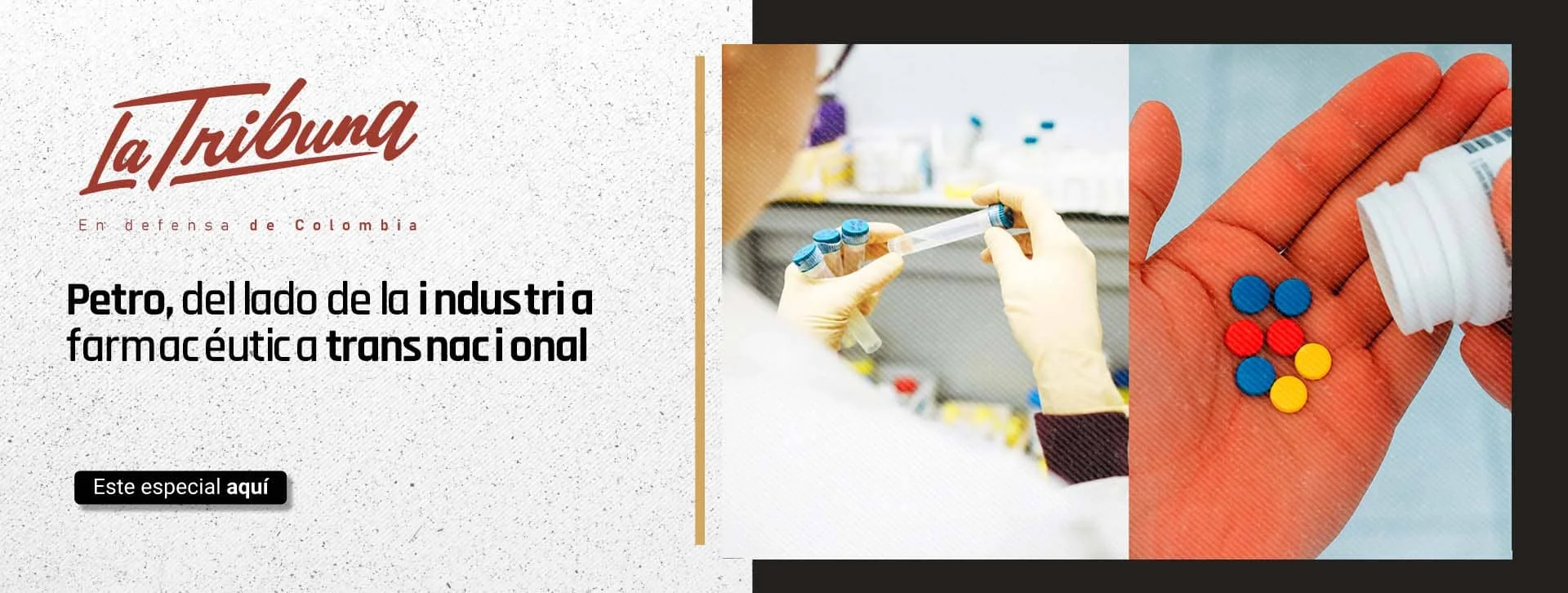 Petro del lado de la industria farmacéutica transnacional