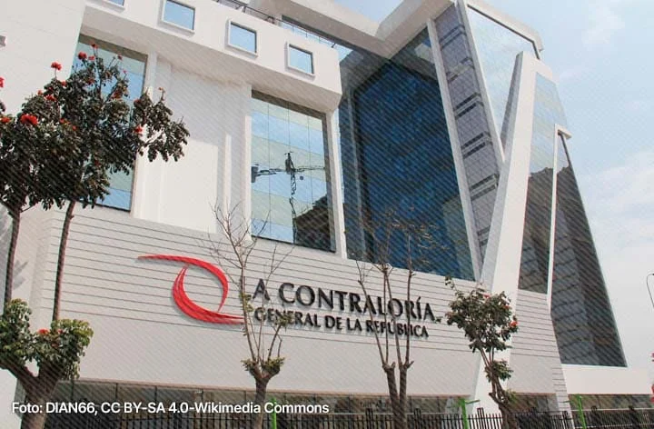 Fachada de la Contraloría General de la República en Bogotá