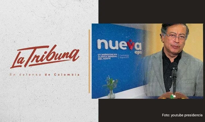 Gustavo Petro en alocución sobre crisis de la Nueva EPS