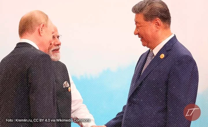 Xi Jinping conversa con Vladimir Putin y Narendra Modi en encuentro diplomático