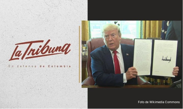 Donald Trump firma decreto en la Casa Blanca sobre sanciones a Irán