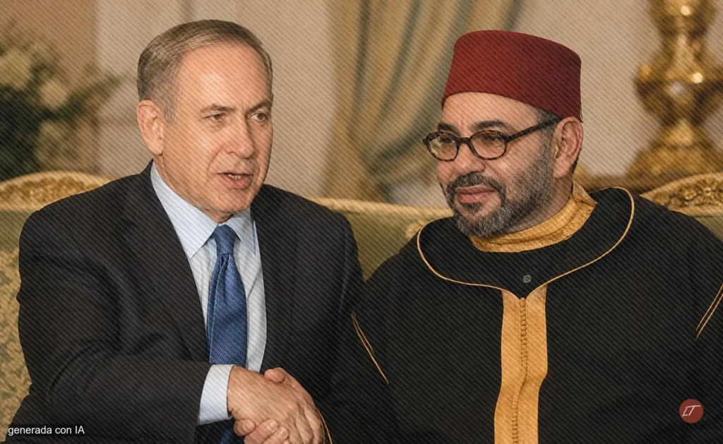 Líderes de Marruecos e Israel se dan la mano