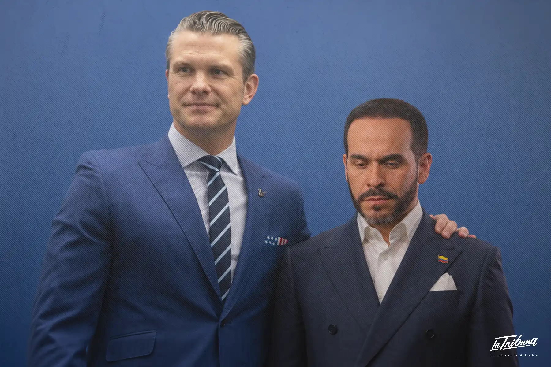Pete Hegseth posa con Abelardo De la Espriella