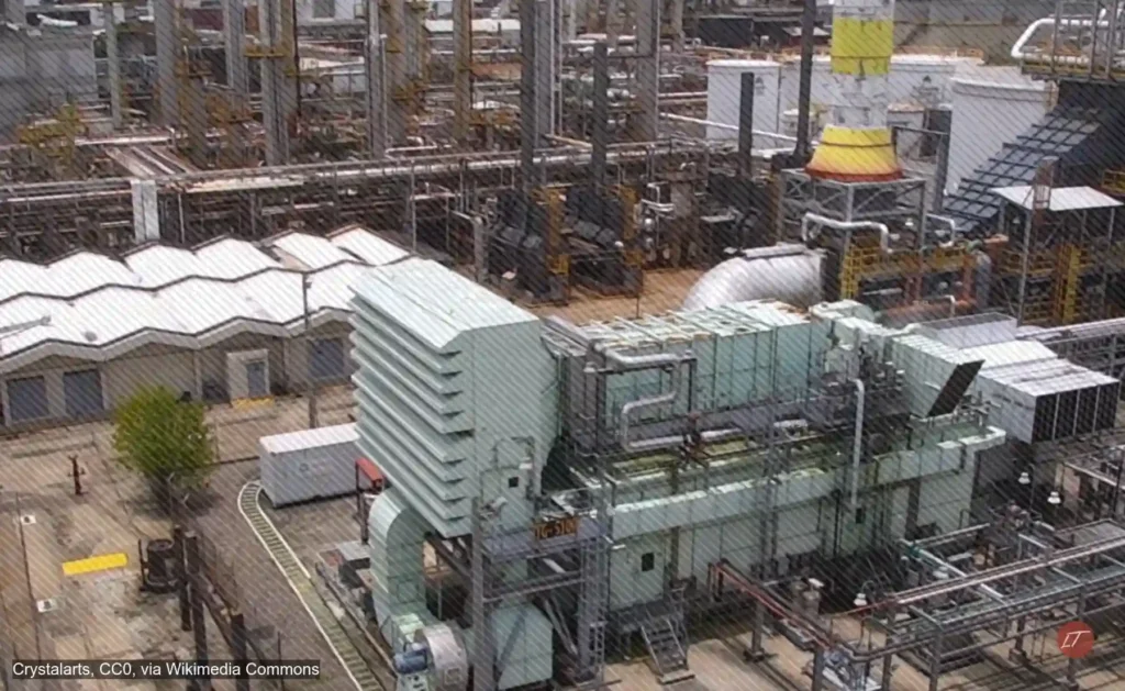 Vista aérea de la refinería de Ecopetrol en Barrancabermeja